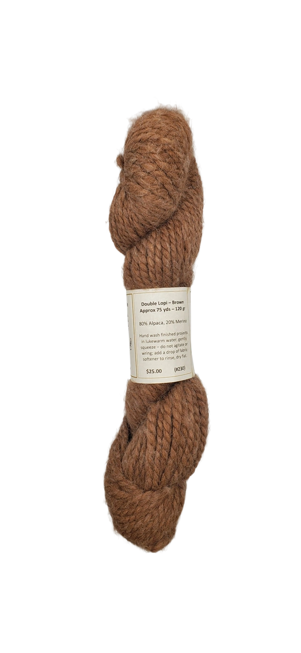 Luxurious Alpaca Merino Yarn Rich Brown Hue Cozy Comfort